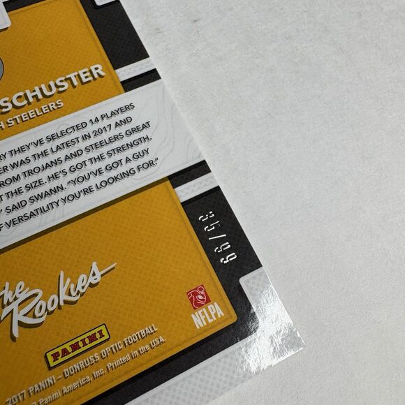 2017 Optic Red Holo THE ROOKIES Card #16 of JUJU SMITH-SCHUSTER /99 - Chiefs - Picture 6 of 7